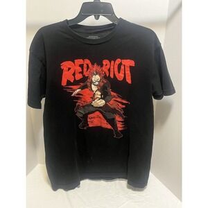 My Hero Academia Men's Black Red Riot T-Shirt Size L